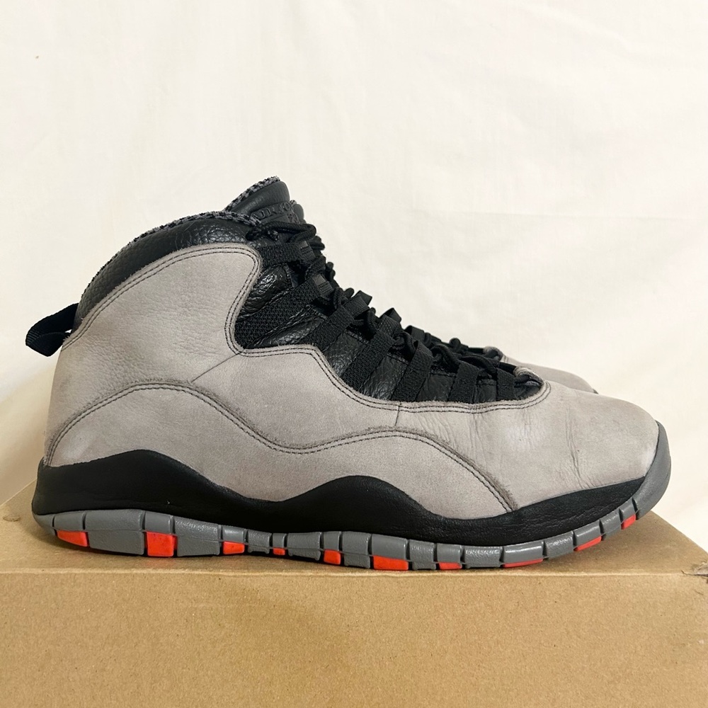 Jordan 10 Retro Cool Grey size 11.5 310805-023 2014 PRE-OWNED